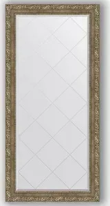 Зеркало Evoform с гравировкой Exclusive-G 75x157 см, в багетной раме - виньетка античная латунь 85 мм (BY 4274)