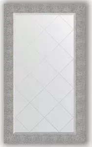 Зеркало Evoform с гравировкой Exclusive-G 76x131 см, в багетной раме - чеканка серебряная 90 мм (BY 4238)