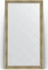 Зеркало Evoform с Exclusive-G Floor 112x202 см, в багетной раме - серебряный акведук 93 мм (BY 6361)