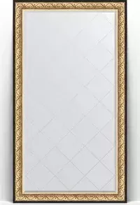 Зеркало Evoform с Exclusive-G Floor 115x205 см, в багетной раме - барокко золото 106 мм (BY 6373)