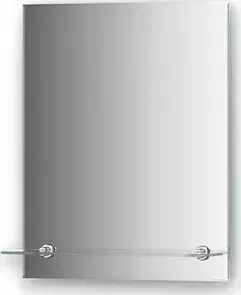 Зеркало Evoform Attractive 40х50 см, с фацетом 5 мм и полочкой 40 см (BY 0501)