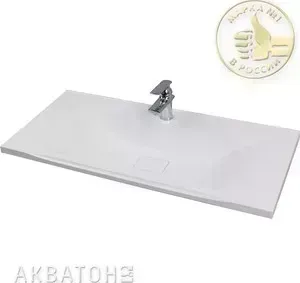 Раковина мебельная АКВАТОН Премьер м 1000 белая (1A70473KPR010)