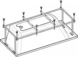 Монтажный комплект ROCA (с ручками ) BeCool 180 (ZRU9302786)