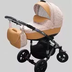 Коляска 2 в 1 BEBE-MOBILE 2 в 1 Toscana Ecco эко-кожа 753S