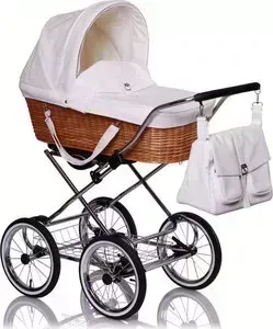 Коляска LONEX 2 в 1 Classic Retro (R-White)