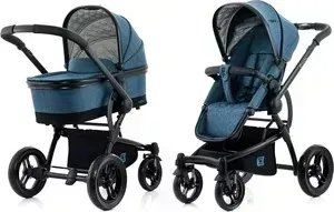 Коляска Moon 2 в 1 Cool Blue Melange (990) 2017