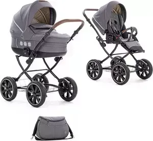 Коляска 2 в 1 Noordi 2 в 1 Fjordi Classic (Норди) Deep Grey 851/1