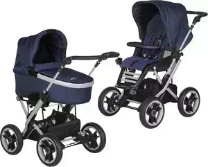 Коляска 2 в 1 Teutonia 2 в 1 Mistral Primus (Теутония Мистраль Примус) V4 Titanium (WHL3) 6025 Atlantic