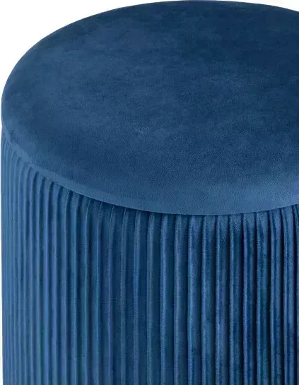 Пуф Stool Group с ящиком Шарлотта велюр синий 19A205VA-8167-69