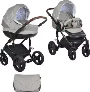 Коляска 2 в 1 TUTIS 2 в 1 PR Mimi Plus Св.бежевый/белый/узор 502780/1