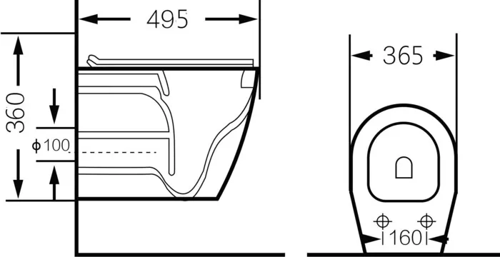 Фото №0 Унитаз подвесной GROSSMAN с тонким сиденьем микролифт (GR-4459S)