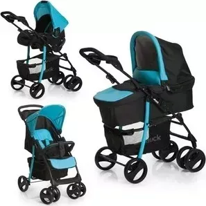 Коляска 3 в 1 HAUCK 3 в 1 Shopper Slx Trioset (caviar/aqua)