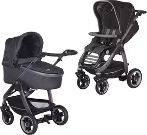 Коляска 2 в 1 Teutonia 2 в 1 Cosmo (Теутония Космо) V4 Graphite (WHL3) 6005-6065 Continuum
