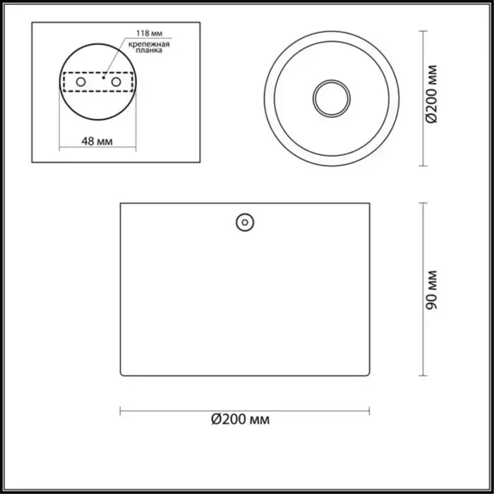 Потолочный светильник ODEON Light 3878/1CL