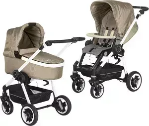 Коляска 2 в 1 Teutonia 2 в 1 Bliss Pearl 6020-6070 Sahara с ручным тормозом