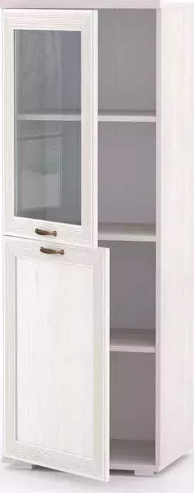 Комод ОЛМЕКО 06.255 Комо вудлайн кремовый/ Masa Decor аруша венге/ Masa Decor аруша венге/ Kroning аруша венге патина ANG/ стекло