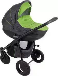 Коляска 2 в 1 TUTIS 2 в 1 Zippy Sport plus рама,короб,прогулка серый,зеленый