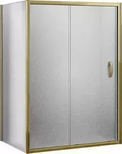 Душевой уголок Good Door Jazze WTW+SP-120-90-G-BR профиль бронза, стекло матовое (ДЖ00020, ДЖ00026)