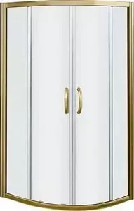 Душевой уголок Good Door Jazze R-120-C-BR профиль бронза, стекло прозрачное (ДЖ00014)