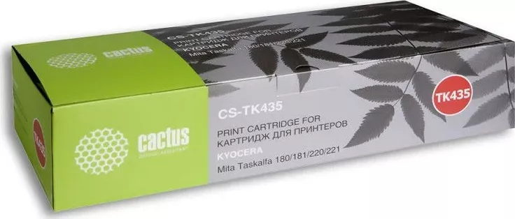 Расходный материал для печати CACTUS CS-TK435 черный