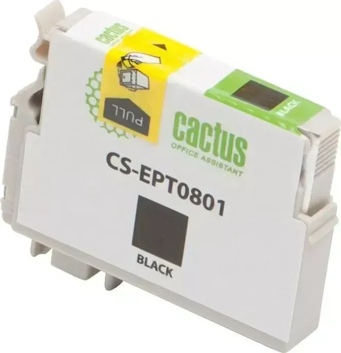 Расходный материал для печати CACTUS CS-EPT0801 черный
