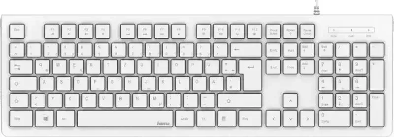 Клавиатура HAMA KC-200 белый (r1182680)