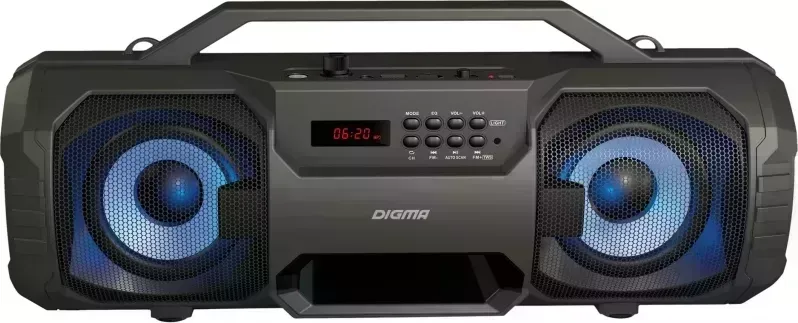 Портативная акустика DIGMA D-PS1525 черный
