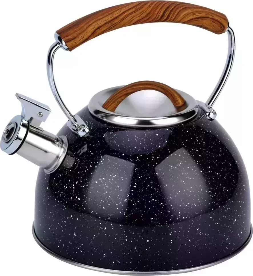 Чайник для плиты Bohmann BH-9919 черный мрамор