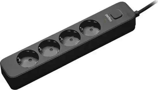 Сетевой фильтр PERFEO PF-C3960 (4роз 3м) черный