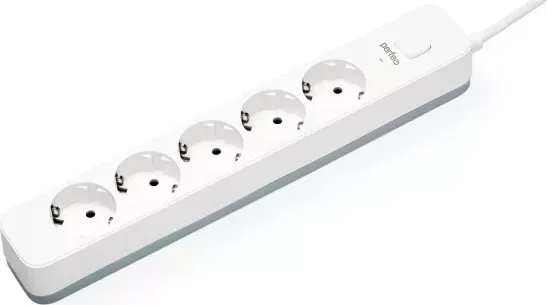 Сетевой фильтр PERFEO PF-C3965 (5роз 3м) белый