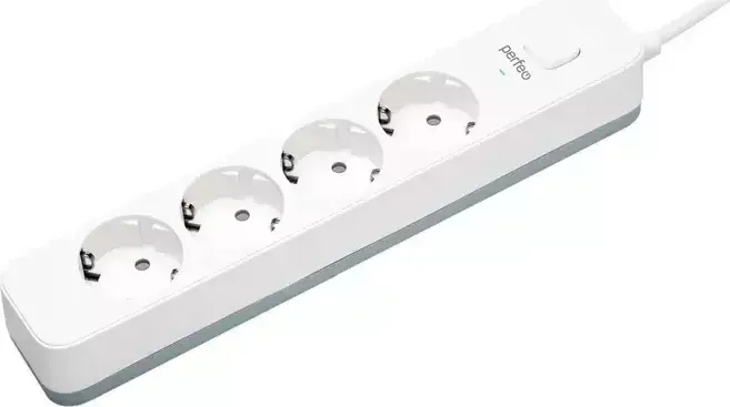 Сетевой фильтр PERFEO PF-C3961 (4роз 5м) белый