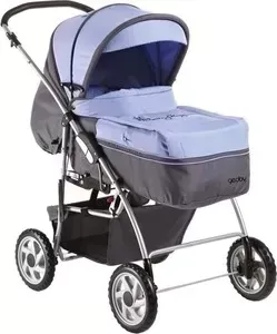 Коляска 2 в 1 Geoby модульная 2 в 1 2000A-X (голубой) rbab