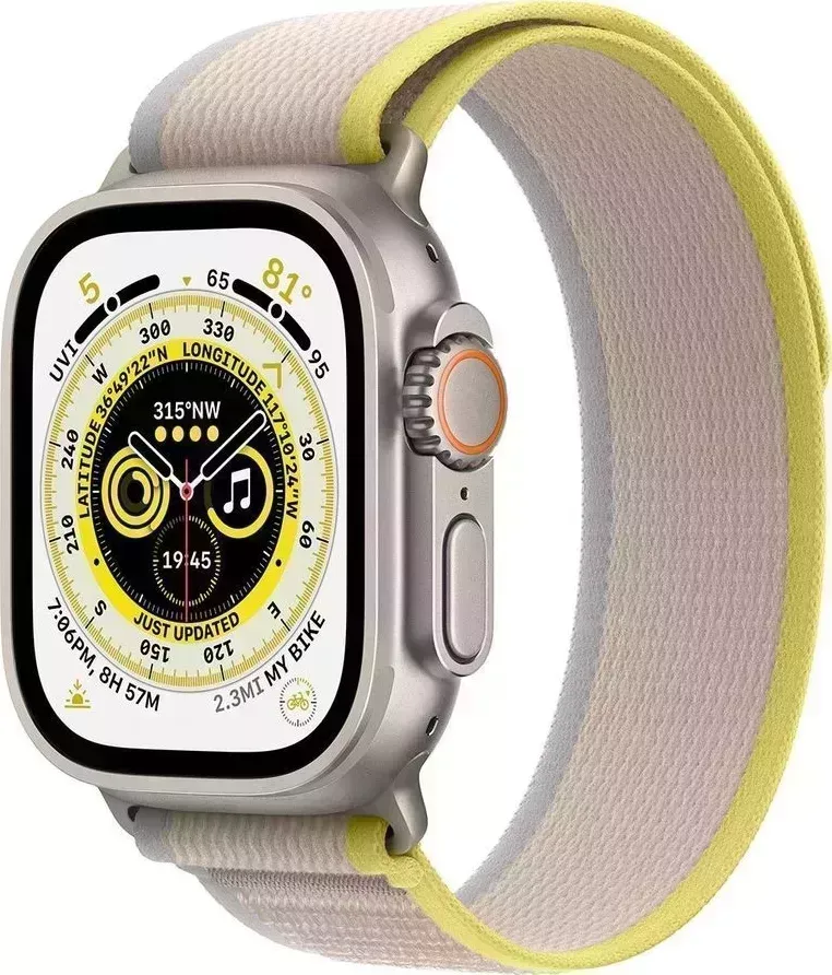 Умные часы APPLE Watch Ultra A2622 49мм Titanium Yellow Beige (MNHD3LL/A)