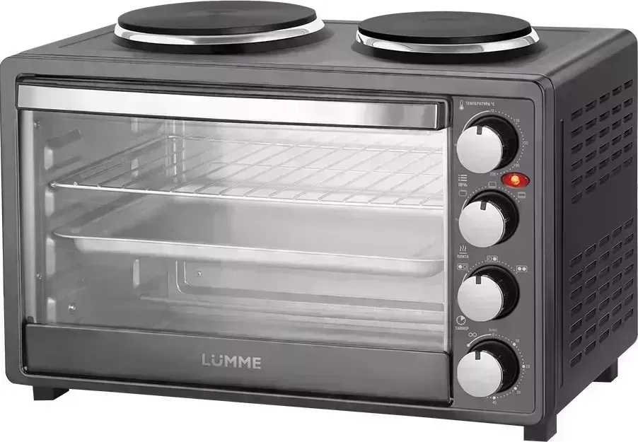Мини-печь LUMME LU-1707 черный жемчуг