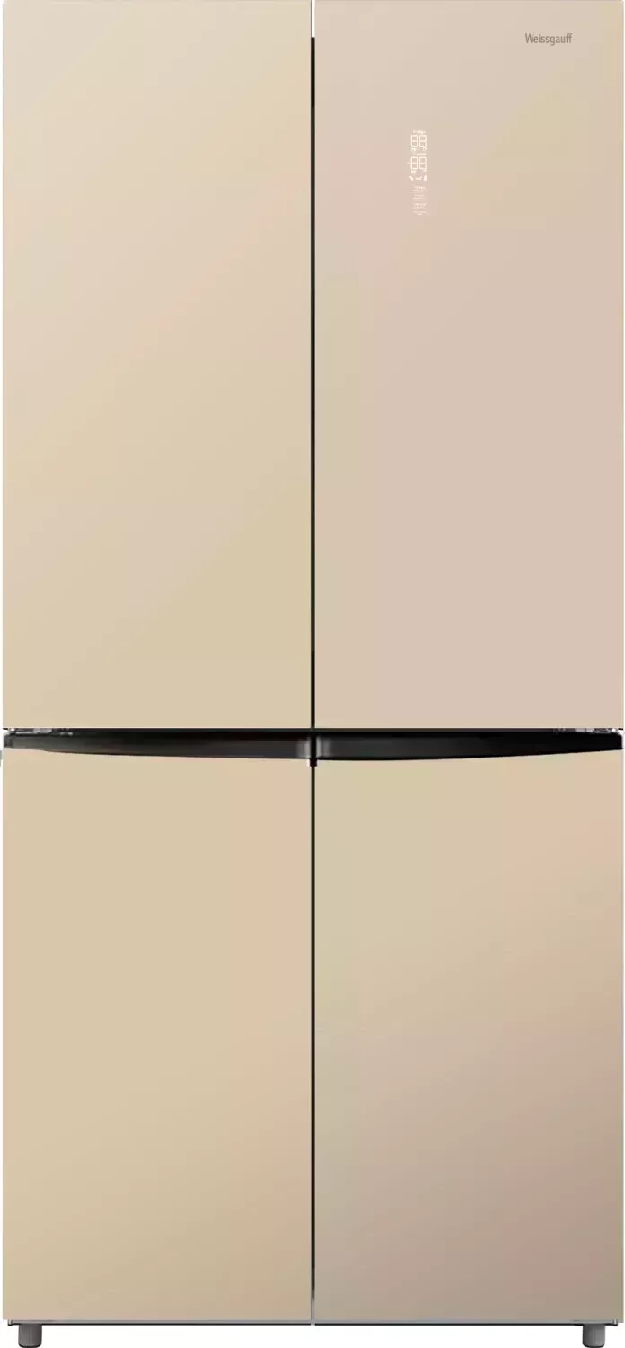 Холодильник WEISSGAUFF WCD 470 BEG NoFrost Inverter