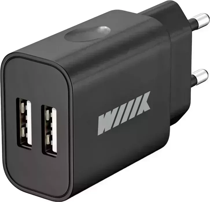 Сетевое зарядное устройство WIIIX UNN-1-2-02 2.4A универсальное черный
