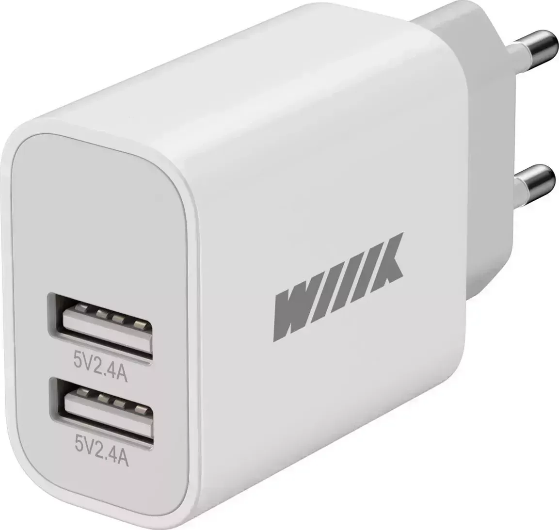 Сетевое зарядное устройство WIIIX UNN-1-2-04-W 2.4A универсальное белый