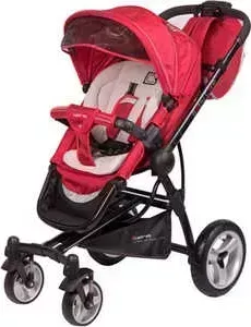 Коляска прогулочная BABY CARE Suprim Solo (красный)