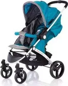 Коляска прогулочная BABY CARE Seville (серый/синий)