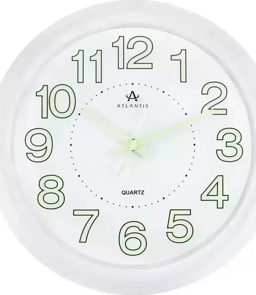 Часы настенные Atlantis 1420A10 white frame