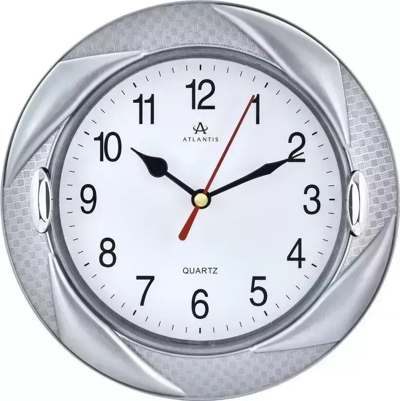 Часы настенные Atlantis 676A silver