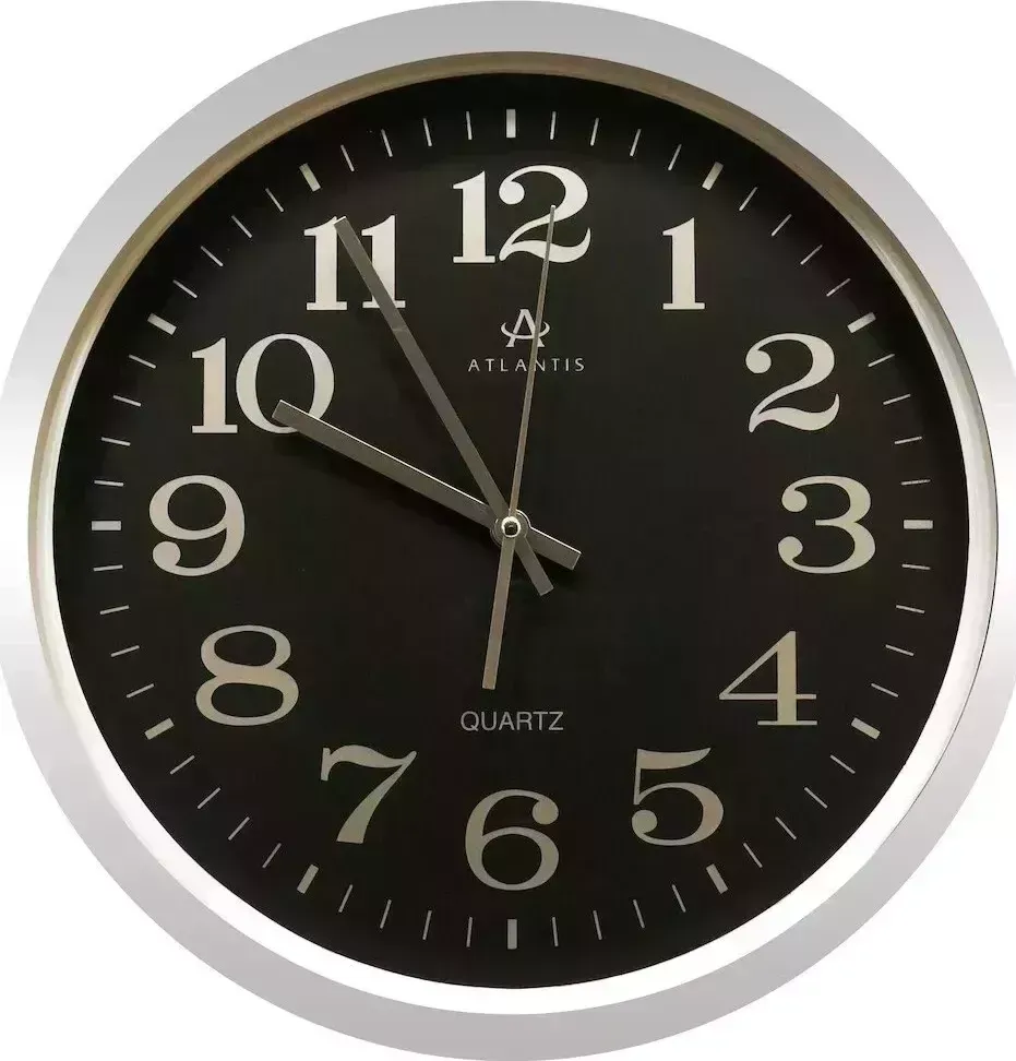 Часы настенные Atlantis D614A5-B silver