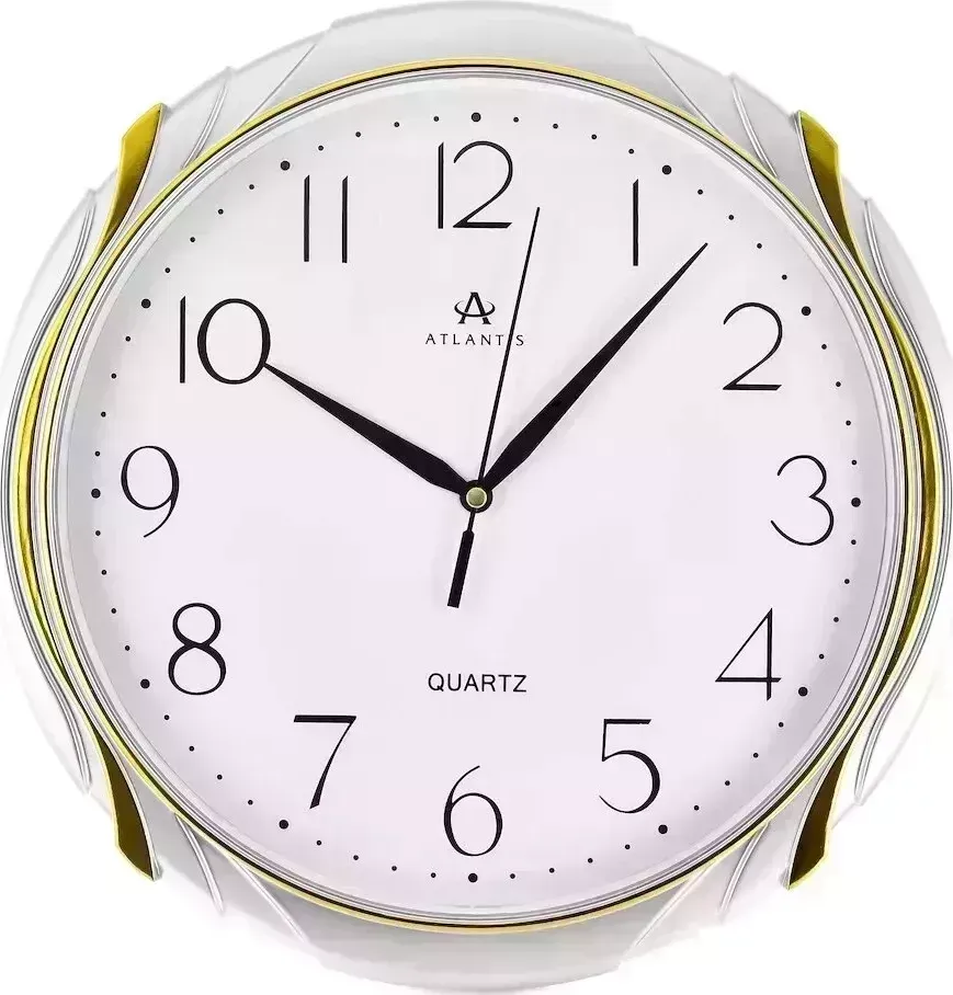 Часы настенные Atlantis TLD-3606D silver