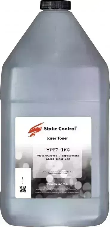 Расходный материал для печати Static Control MPT7-1KG черный (Тонер)