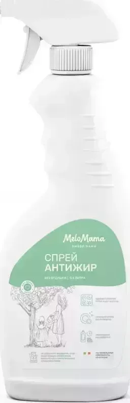 Чистящее средство MeloMama Спрей-антижир (без отдушки) 0,5л (77142)