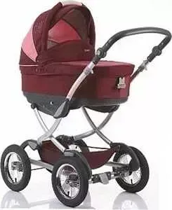 Коляска 2 в 1 Geoby модульная 2 в 1 Baby (бордовый) chr