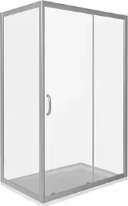 Душевой уголок Good Door Infinity WTW+SP-140-90 с поддоном, профиль хром, стекло прозрачное (ИН00031, ИН00040, ЛП00005)