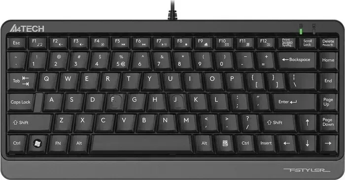 Клавиатура A4Tech Fstyler FKS11 черный/серый USB (FKS11 GREY)