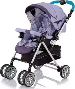 Коляска прогулочная Jetem Cozy purple check S-801 W