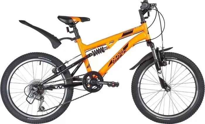 Велосипед NOVATRACK 20" TITANIUM оранжевый